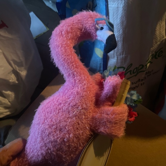 Brand New summer FLAMINGO WINE BOTTLE COVER - Picture 1 of 3